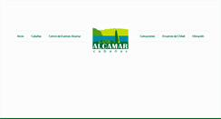 Desktop Screenshot of alcamar.cl